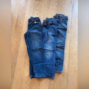 Boys Youth Size 8 Lot Of 3 Bootcut Straight Jeans Childrens Place J5